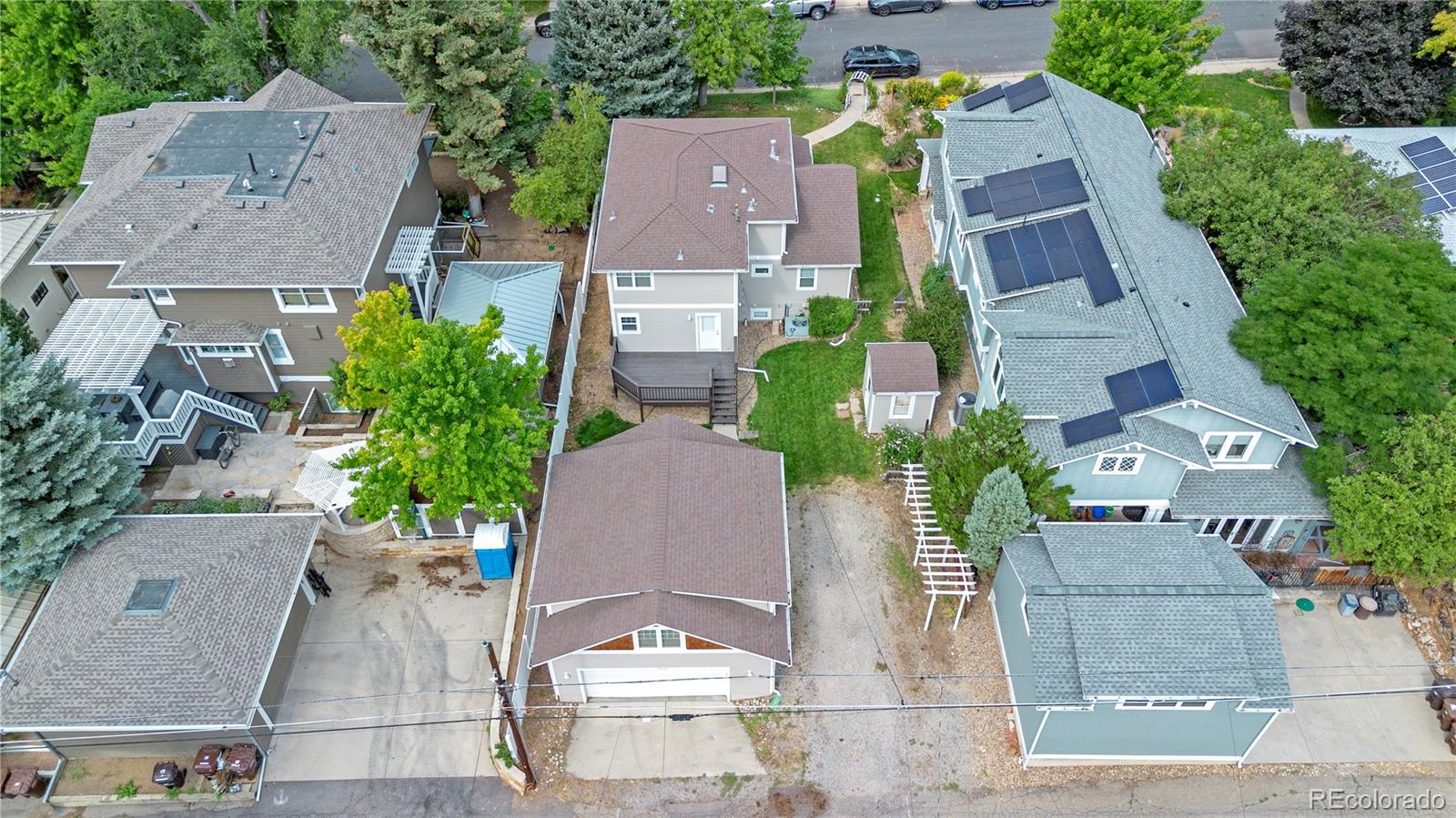 3056 8th Street Boulder, CO 80304 - Photo 41 of 45 an aerial view of a house
