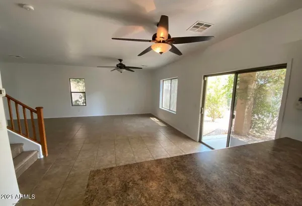 a view of livingroom with hardwood floor and window