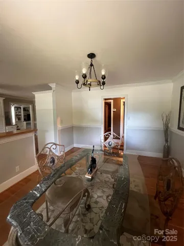 a view of living room and dining room