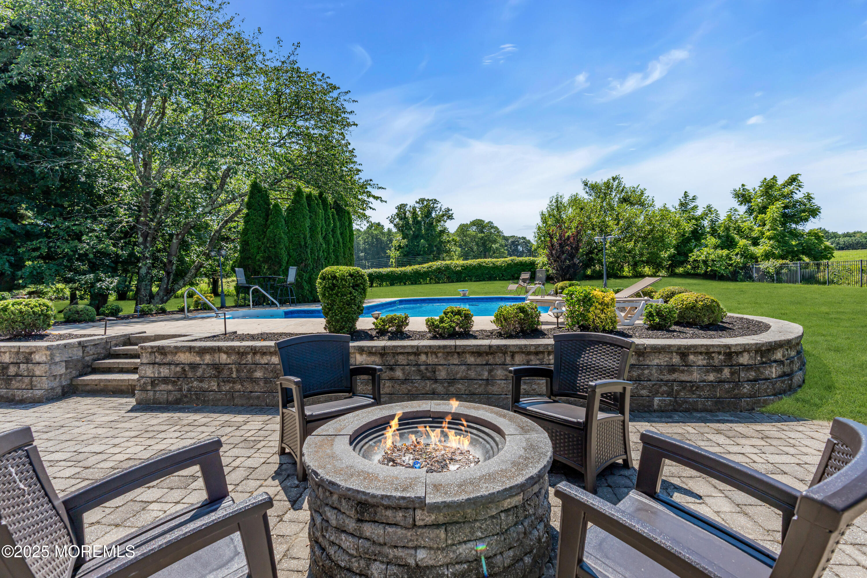 40 Centerville Road Holmdel, NJ 07733 - Photo 54 of 60 a view of outdoor sitting area with furniture and garden