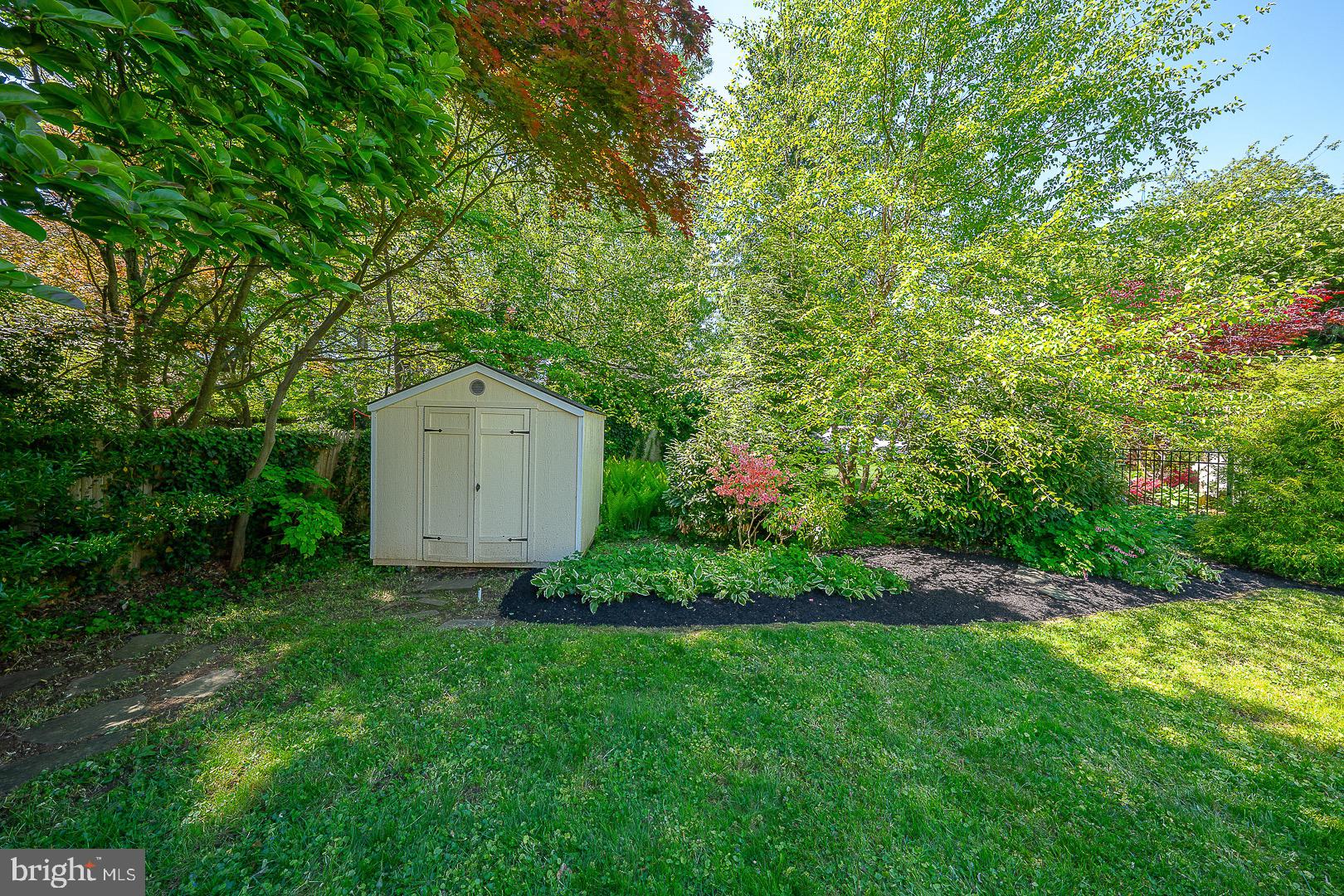 312 Windsor Avenue Wayne, PA 19087 - Photo 33 of 34 Shed along manicured gardens