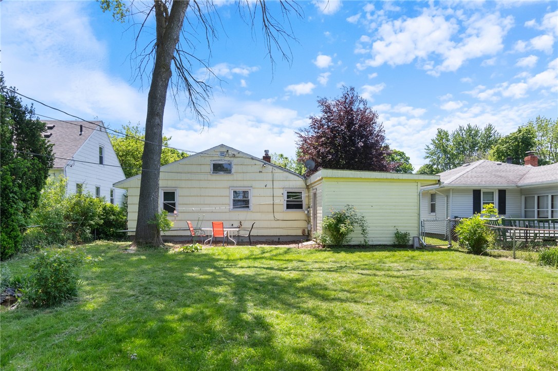 206 English Road Greece, NY 14616 - Photo 20 of 24 The rear yard - fenced in and has a patio!
