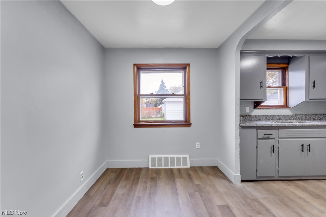 5384 Turney Road Cleveland, OH 44125 - Photo 12 of 27 Kitchen featuring light hardwood / wood-style flooring