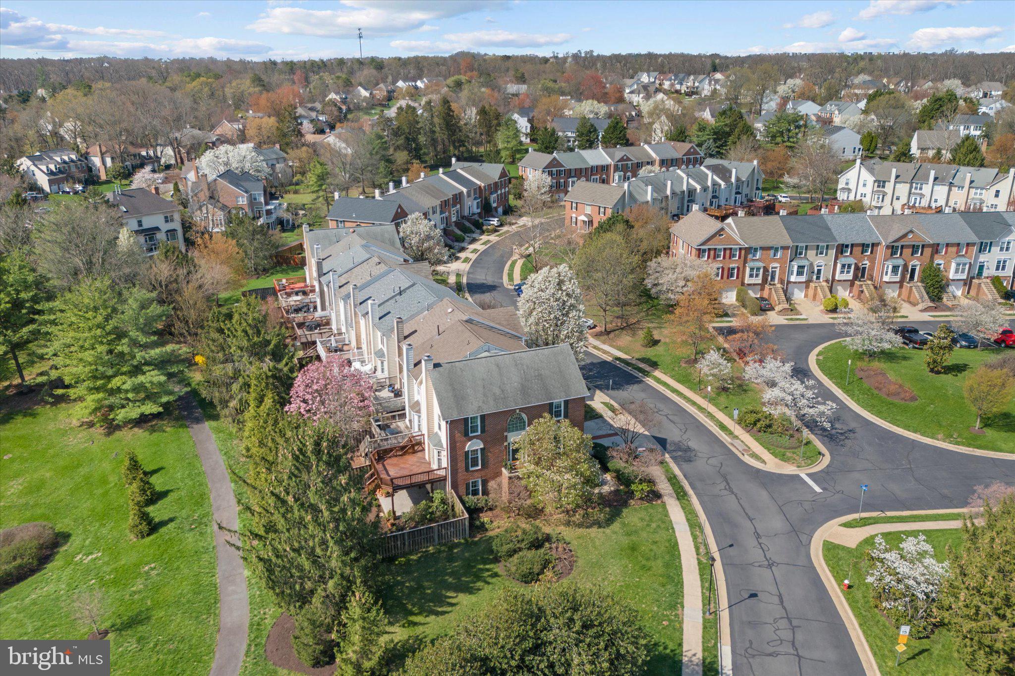 43451 Livery Square Ashburn, VA 20147 - Photo 47 of 51 an aerial view of residential houses with outdoor space