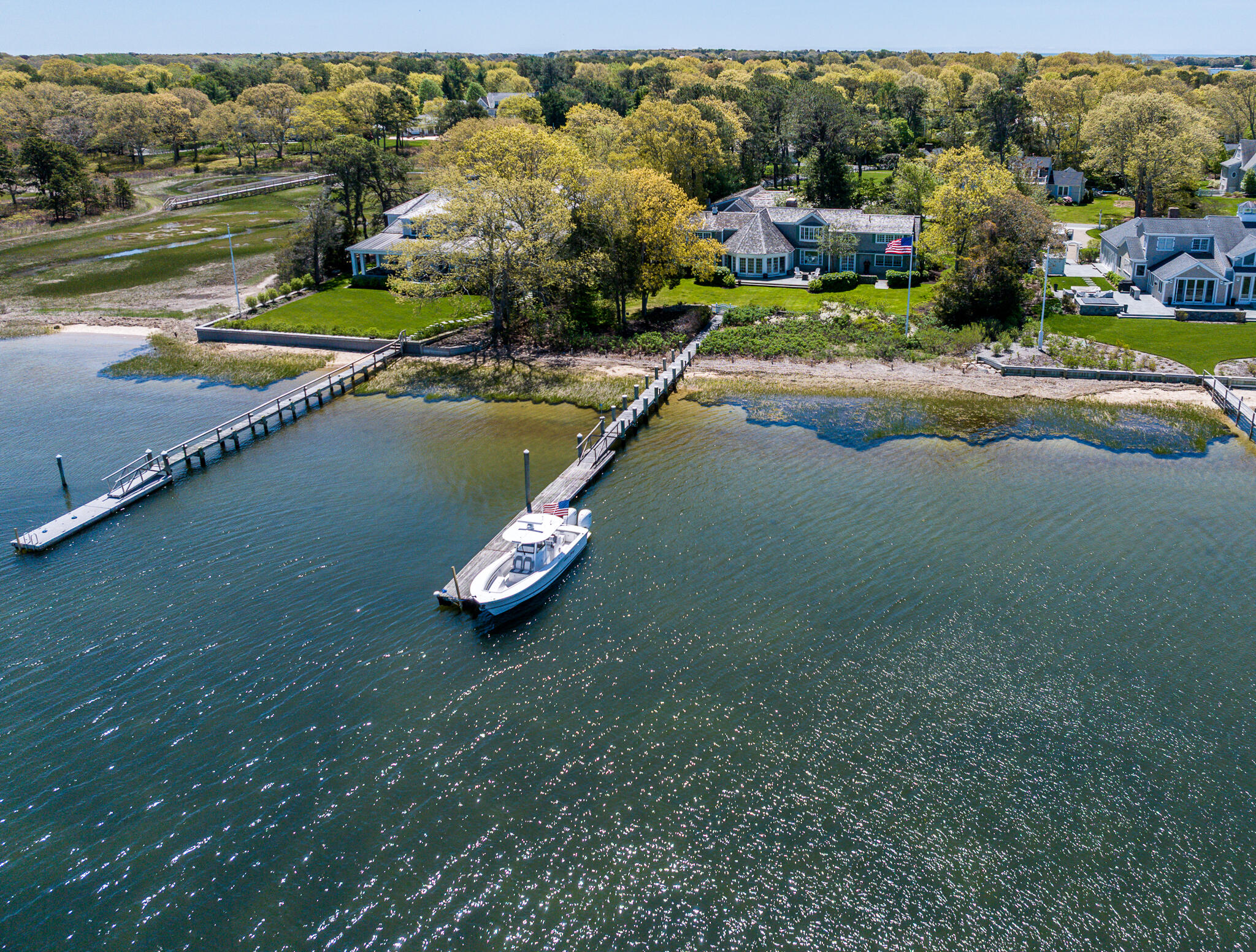 46 Great Bay Road Osterville, MA 02655 - Photo 41 of 54 a view of a street with a yard