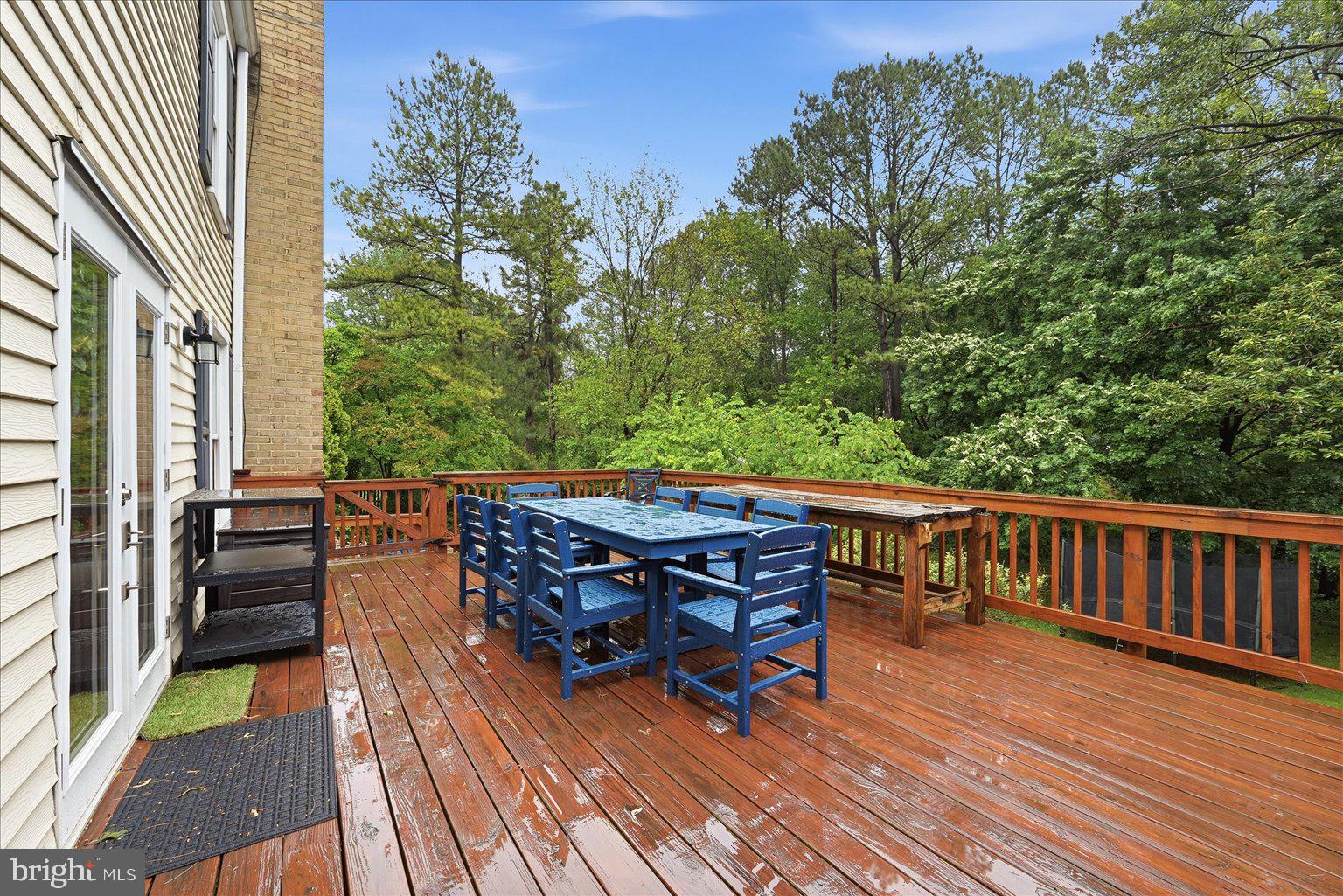 911 Riva Ridge Drive Great Falls, VA 22066 - Photo 55 of 55 Spacious deck surrounded by nature.