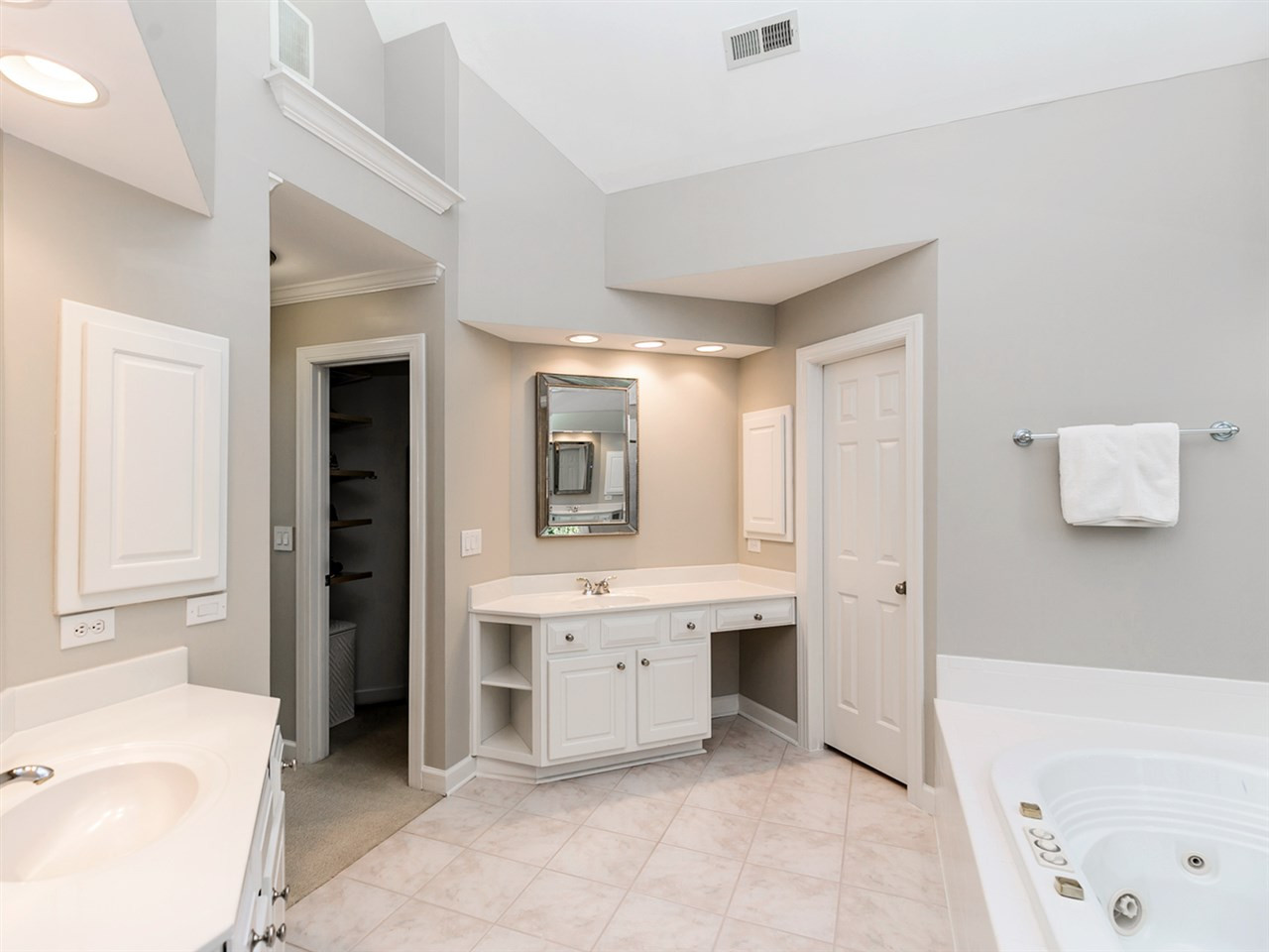 2401 Narrawood Street Raleigh, NC 27614 - Photo 14 of 25 Double Vanities and Custom Designed His and Hers Walk-in Closets Master Bath