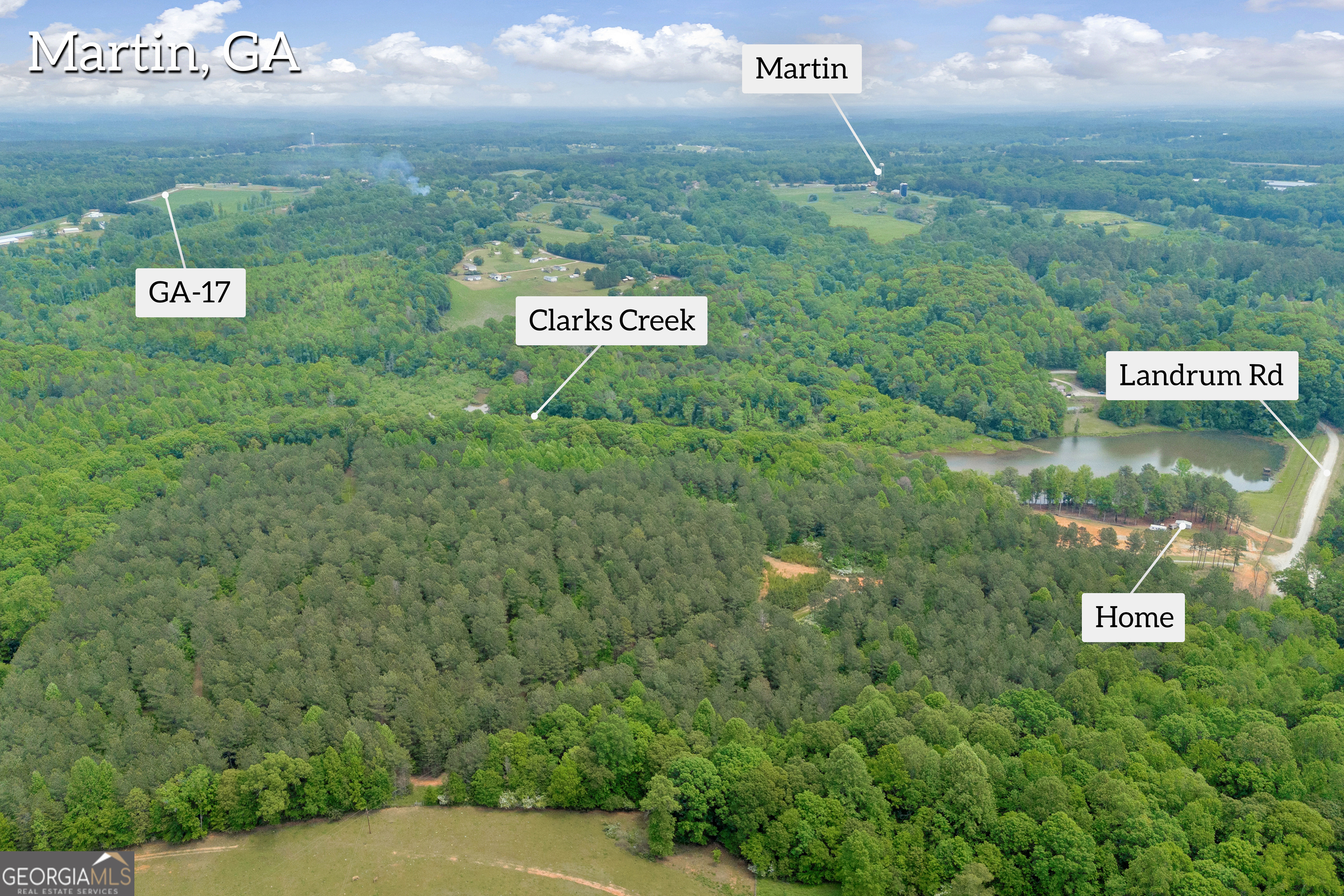 1120 Combs Avenue Martin, GA 30557 - Photo 50 of 56 a view of a sign in a field