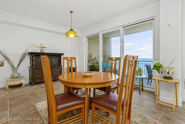 a view of a dining room and livingroom