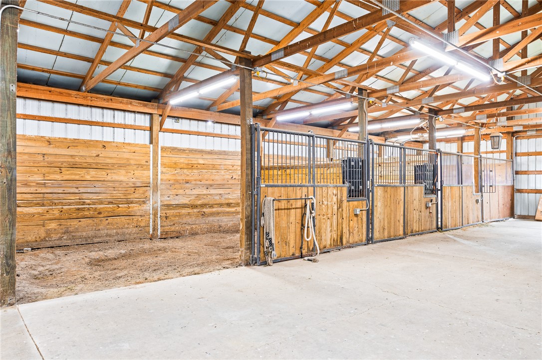 4222 Ramsey Road Springfield, OH 45502 - Photo 63 of 79 This spacious barn features multiple stalls and ample room for equestrian activities.