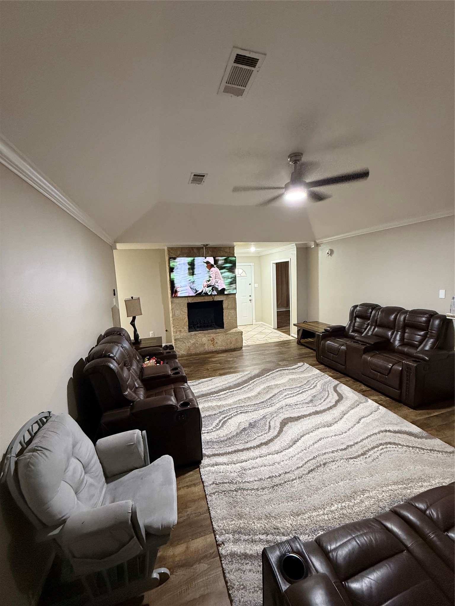 3103 Pine Dust Lane Spring, TX 77373 - Photo 6 of 29 a bedroom with a bed and a couch