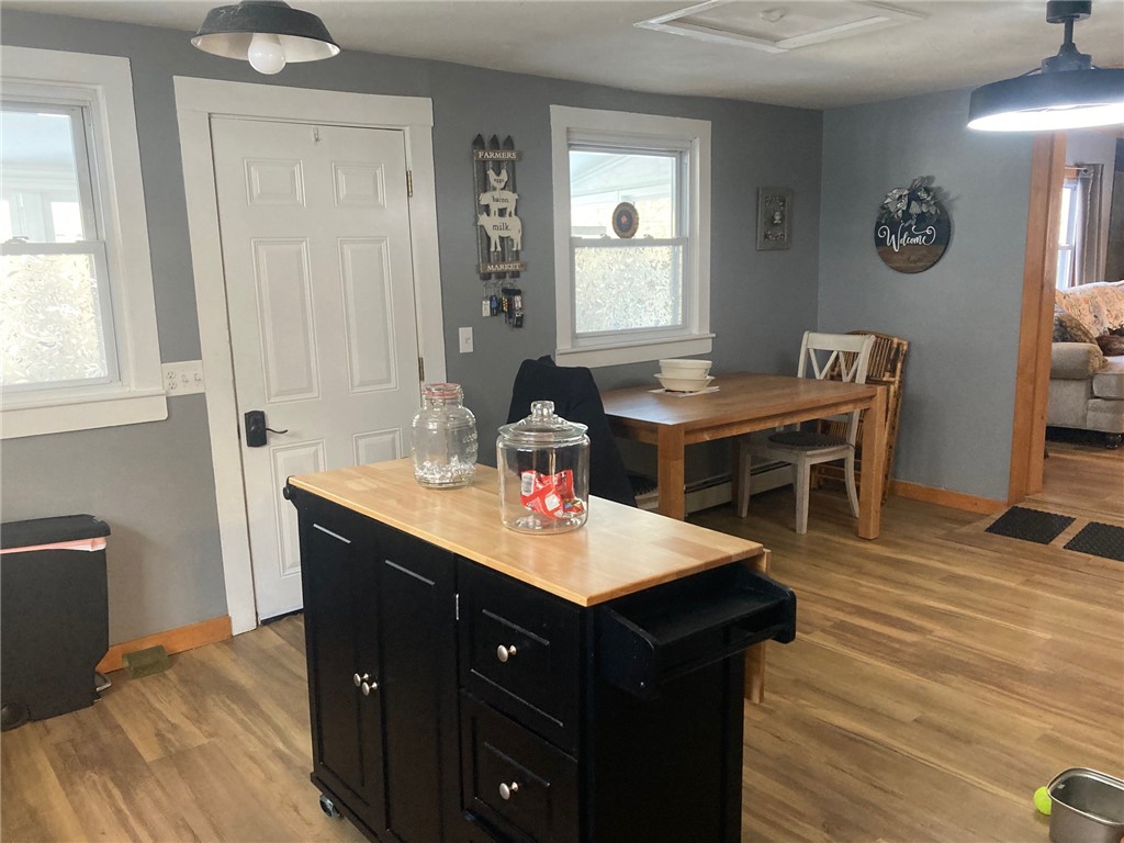 29 Mt Hygeia Road Foster, RI 02825 - Photo 7 of 25 kitchen opens to dining area hardwood floors