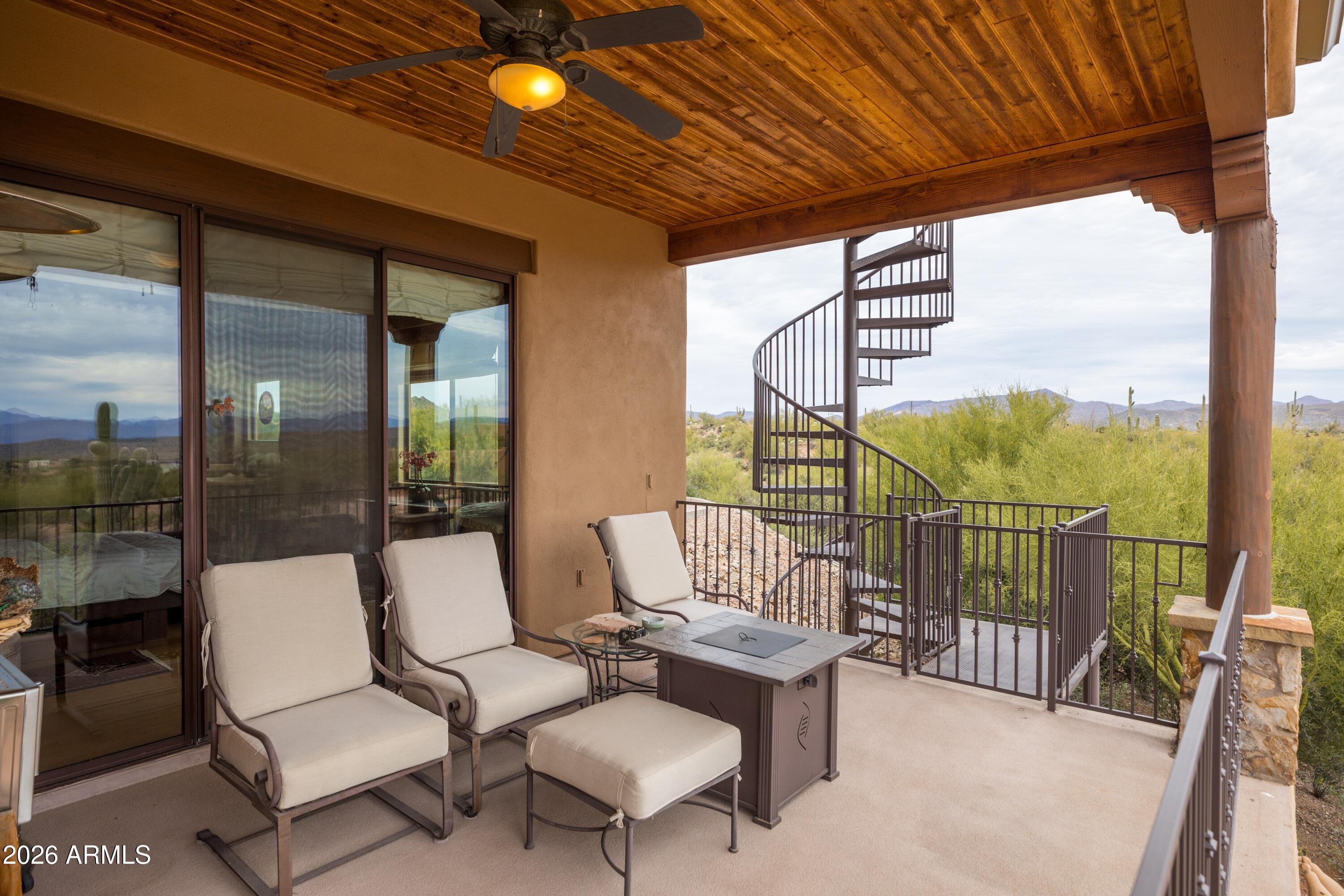 13906 East Montello Road Scottsdale, AZ 85262 - Photo 51 of 110 Stairs to DeckBalcony