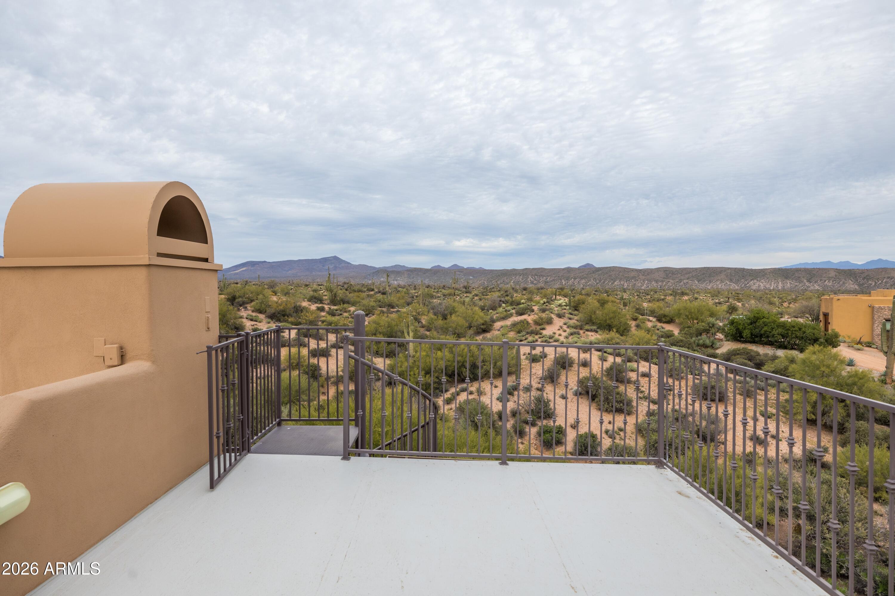 13906 East Montello Road Scottsdale, AZ 85262 - Photo 54 of 110 a view of a city from a balcony