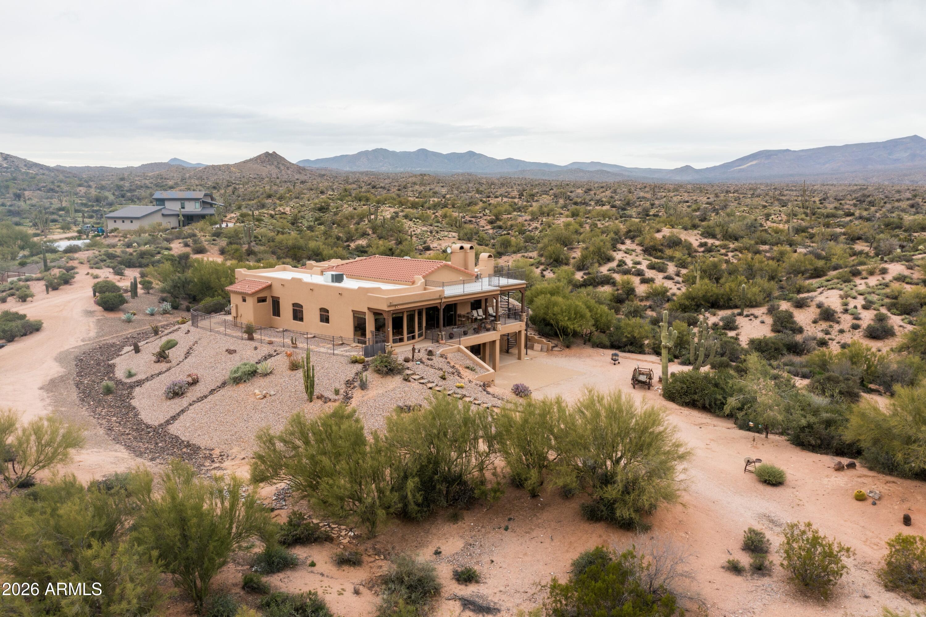 13906 East Montello Road Scottsdale, AZ 85262 - Photo 97 of 110 Aerial of Property
