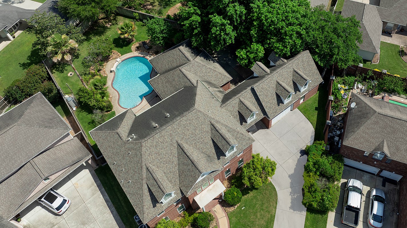 18834 Forest Elms Drive Spring, TX 77388 - Photo 2 of 47 an aerial view of a house with a yard