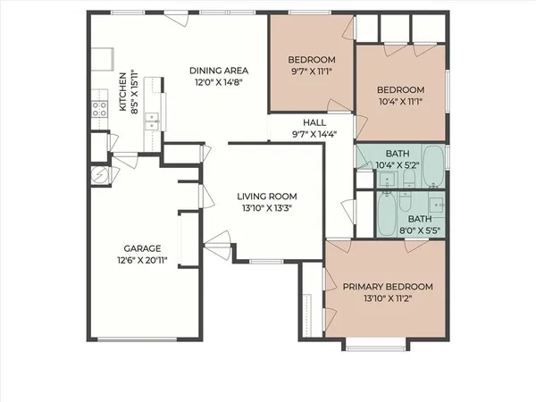 $1,750 | 6220 Kingston Court, New Orleans, LA 70131