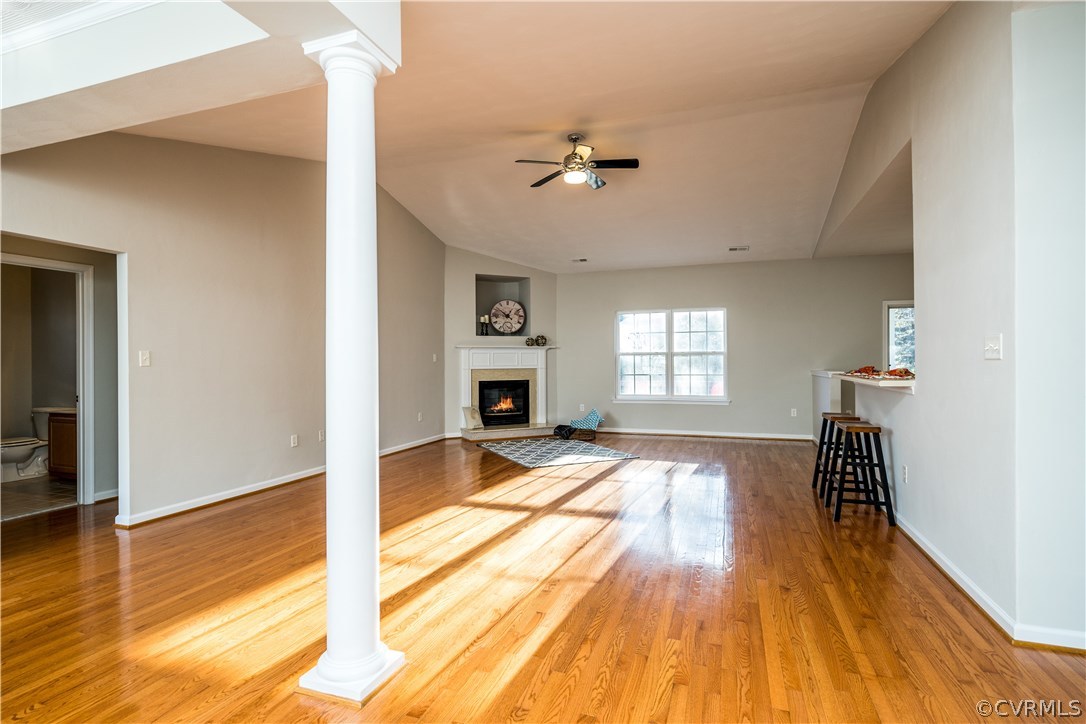 14613 Clover Ridge Lane Chesterfield, VA 23832 - Photo 5 of 36 a view of empty room with wooden floor and fan