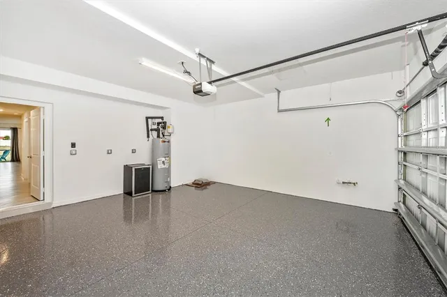 a front view of a building with street view