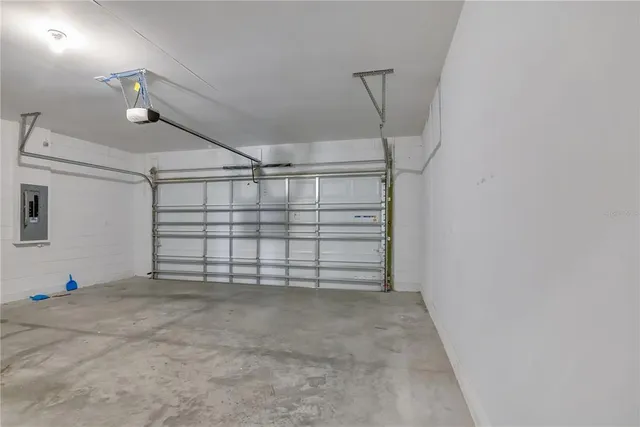 a view of a water with an outdoor space