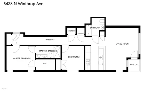$535,000 | 5428 North Winthrop Avenue, Unit 202, Chicago, IL 60640