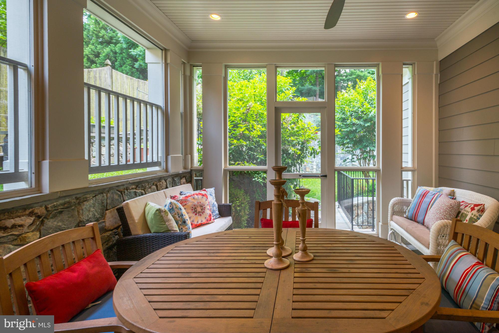 6220 Winnebago Road Bethesda, MD 20816 - Photo 11 of 29 Screened-In Porch