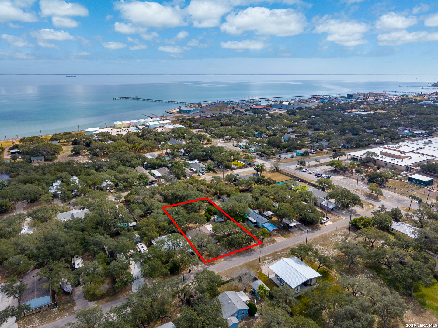 514 North 6th Street Fulton, TX 78358 - Photo 2 of 34 an aerial view of multiple house
