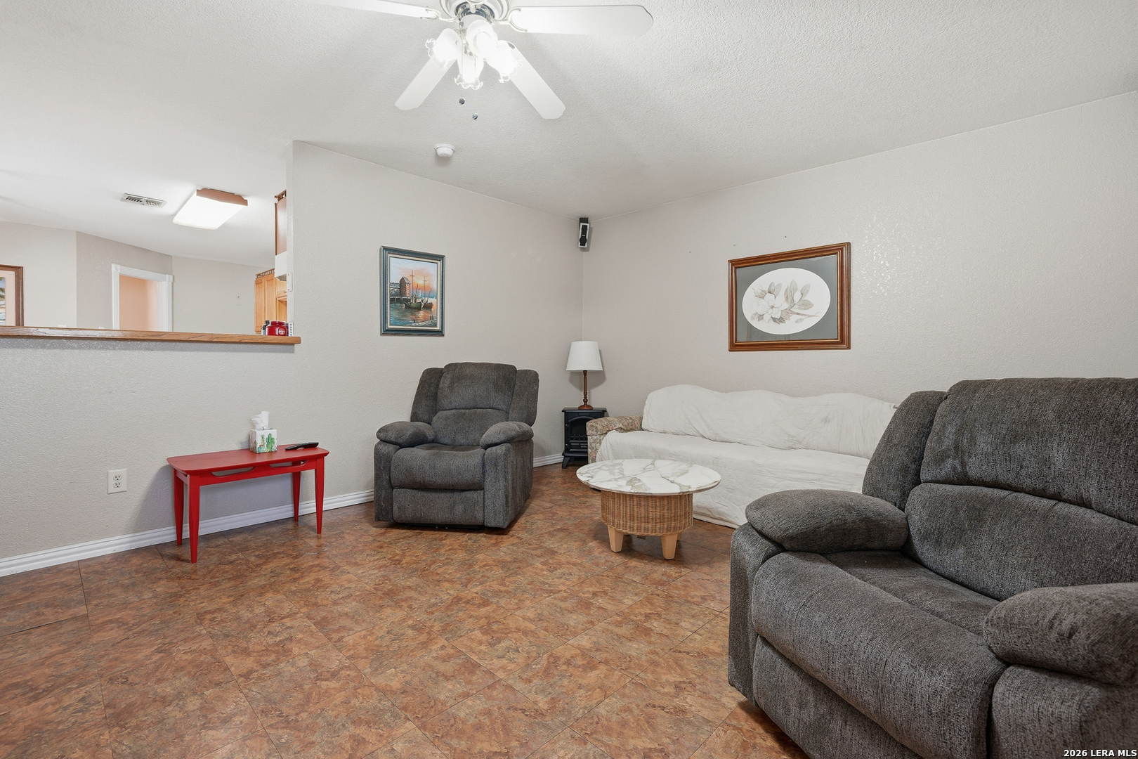 514 North 6th Street Fulton, TX 78358 - Photo 10 of 34 a living room with furniture and a wooden floor