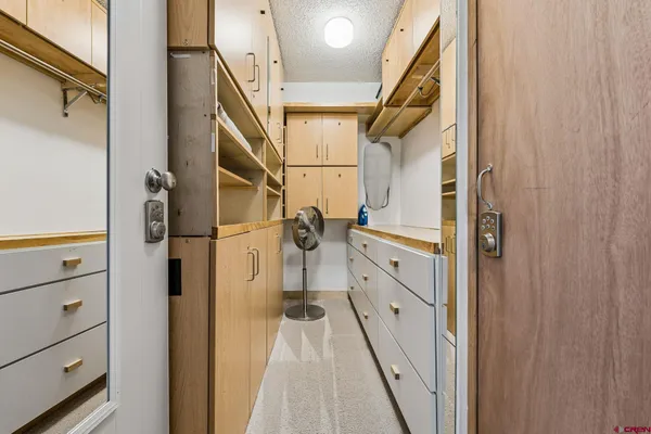 a view of walk in closet