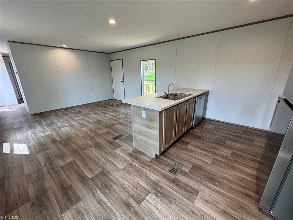 5787 Davis Road Walkertown, NC 27051 - Photo 7 of 30 Open Living Room & Kitchen