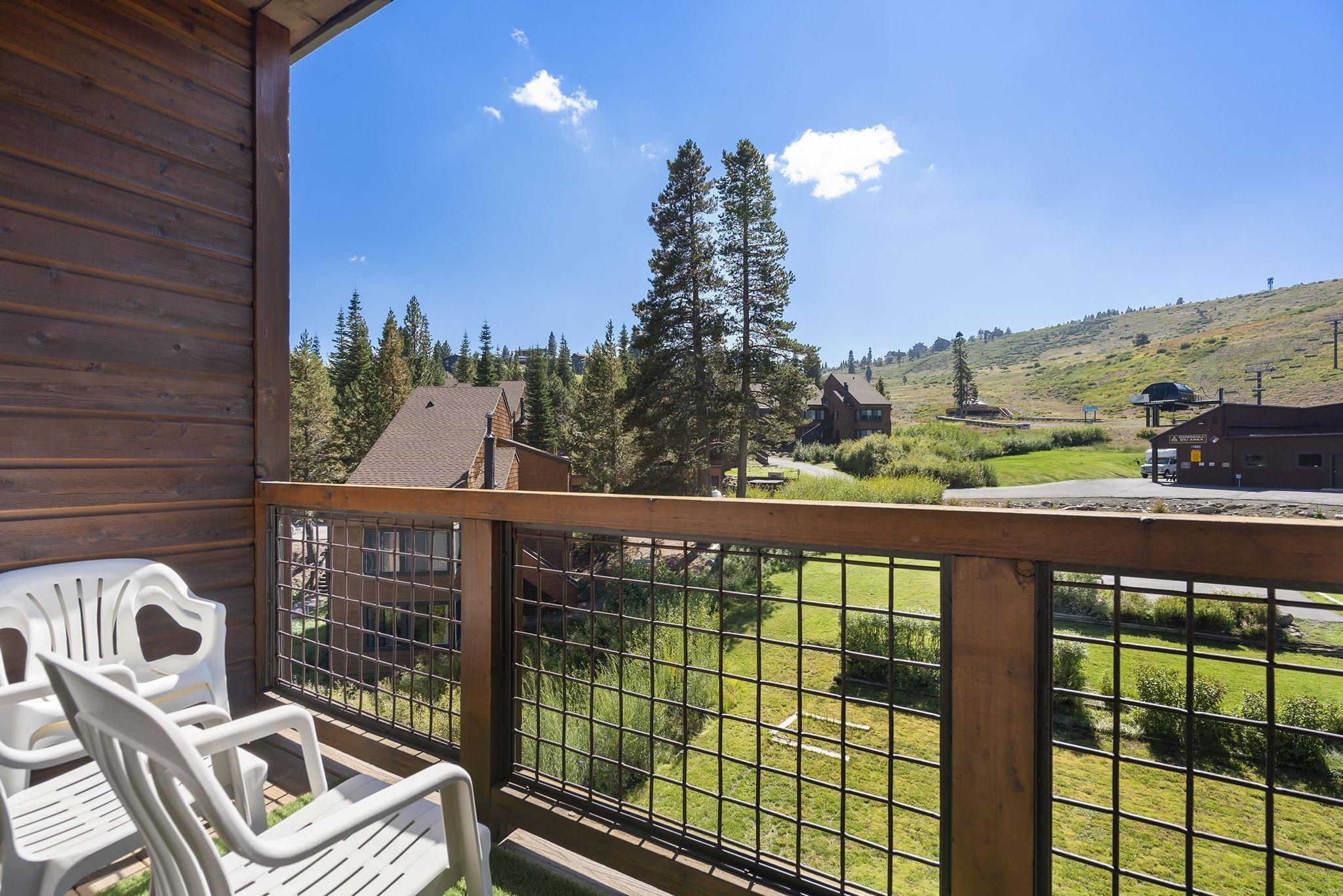 11591 Snowpeak Way, Unit 407 Truckee, CA 96161 - Photo 4 of 21 a view of a balcony with furniture