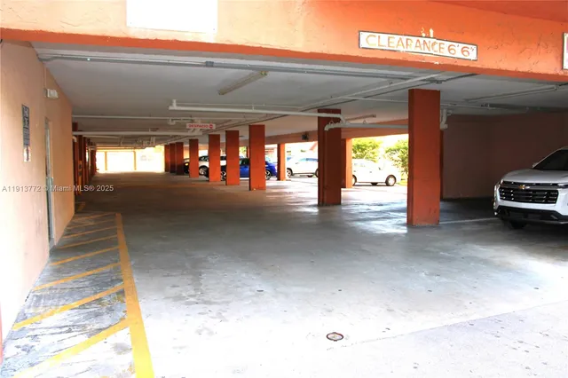 a view of parking area