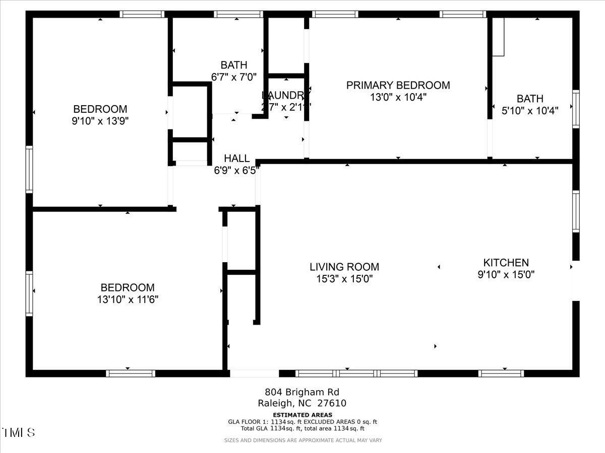 804 Brigham Road Raleigh, NC 27610 - Photo 41 of 41 48-804 Bringham Floor Plan-2