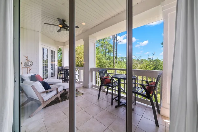 a outdoor space with furniture