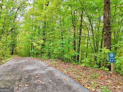Lot 27 Skyview Drive Hayesville, NC 28904 - Photo 4 of 10 a view of a yard with plants and large trees