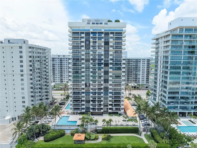 a view of a city with tall buildings