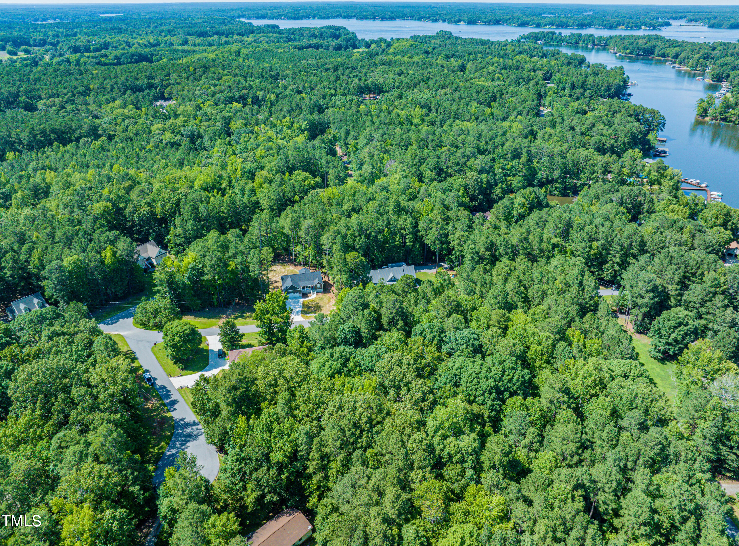 Lot 6 Rabbit Bottom Circle Littleton, NC 27850 - Photo 11 of 39 an aerial view of residential house with outdoor space and trees all around