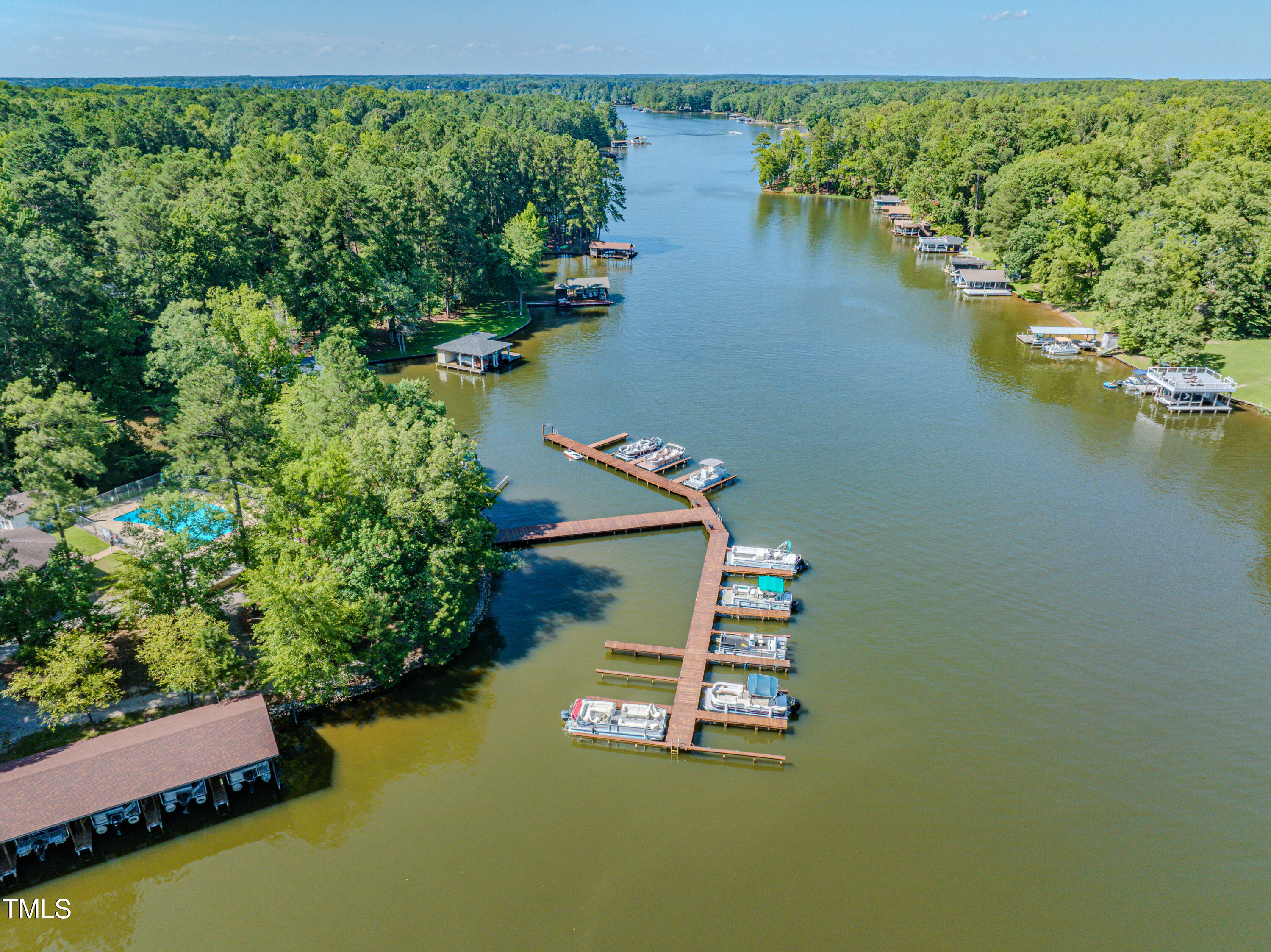 Lot 6 Rabbit Bottom Circle Littleton, NC 27850 - Photo 17 of 39 an aerial view of a house with a lake view