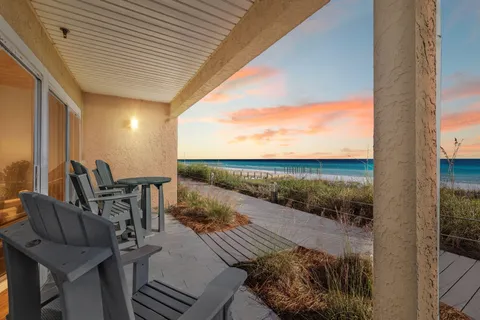 a view of balcony and deck