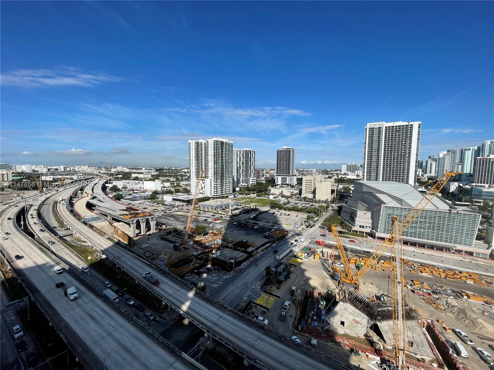 1100 Biscayne Boulevard, Unit 2003 Miami, FL 33132 - Photo 12 of 24 a city view with buildings