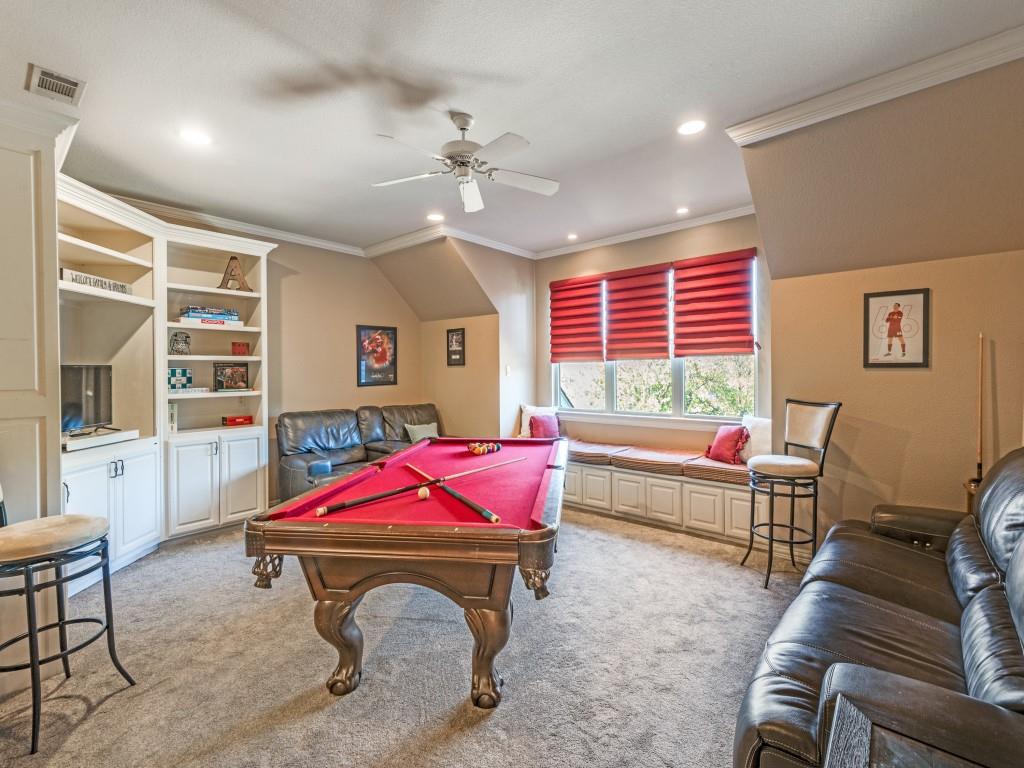 631 Deforest Court Coppell, TX 75019 - Photo 17 of 40 Gameroom with built-it bench seating and cabinets ready to hold all the games for hours of fun!