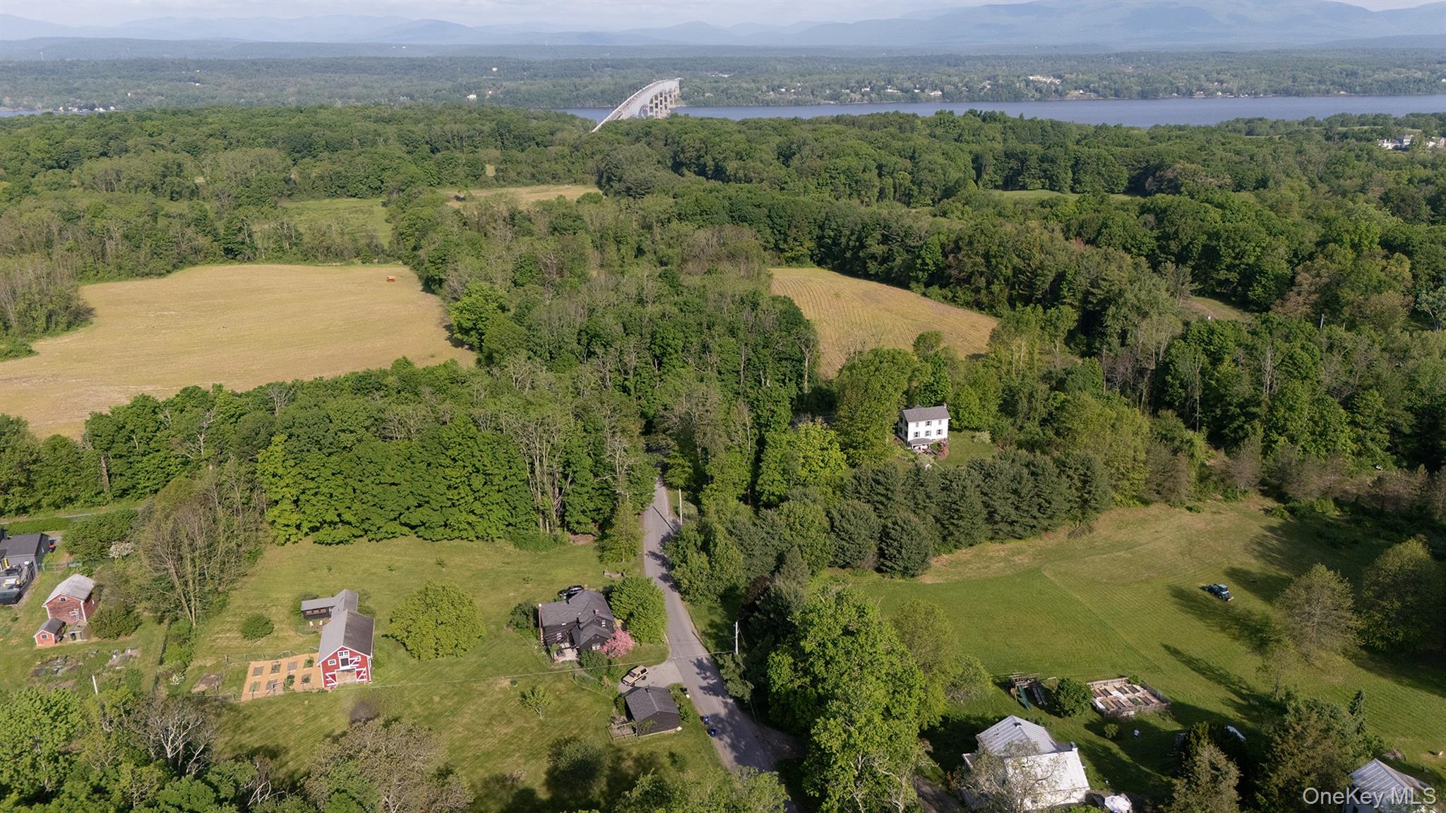 77 Upper Hook Road Rhinebeck, NY 12572 - Photo 48 of 48 an aerial view of a house with a yard