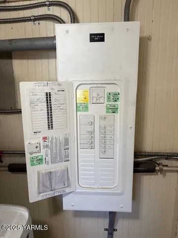 a view of a big yard next to a building