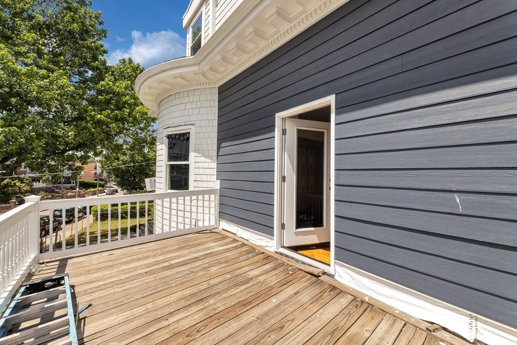 36 Brookledge Street Boston, MA 02121 - Photo 25 of 31 a view of a wooden deck