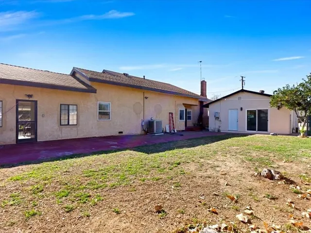 a view of an outdoor space and seating area