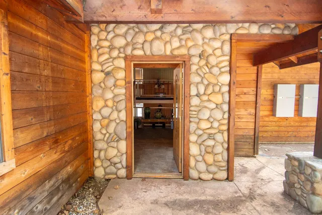 a house with a outdoor space