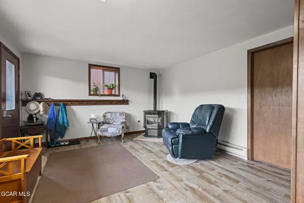 a room with furniture and a couch