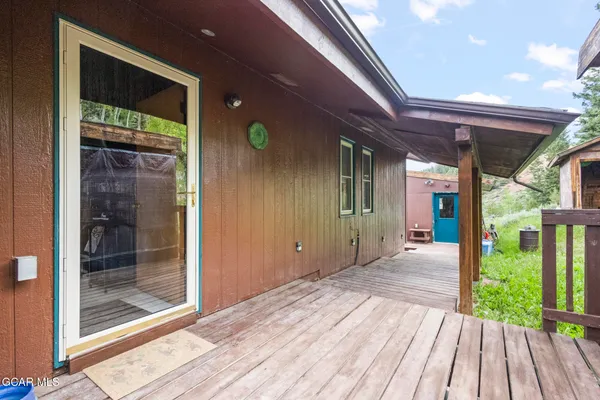 a view of livingroom with front door