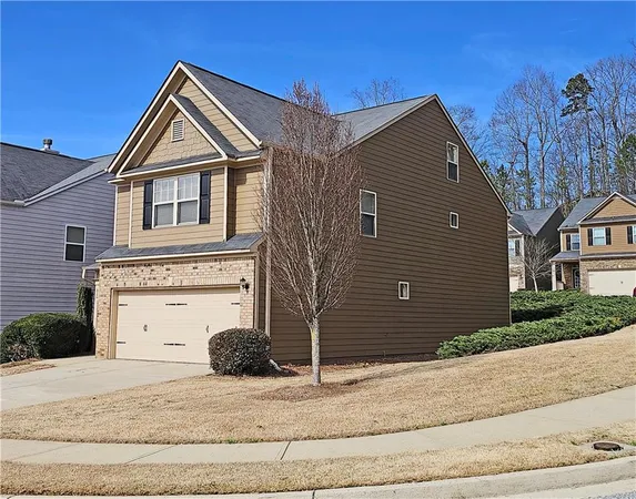 a house view with a outdoor space