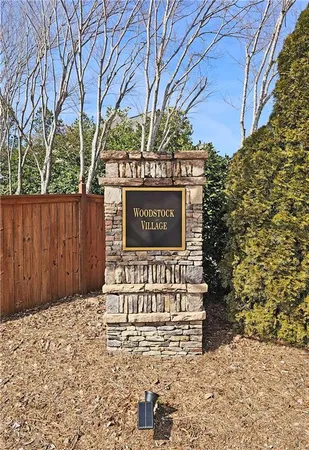 a sign on the side of a building